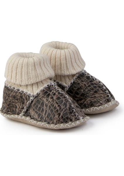 Kürklü Çoraplı Bebek Patiği 141209