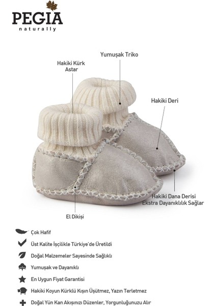 Kürklü Çoraplı Bebek Patiği 141206 fiyatları
