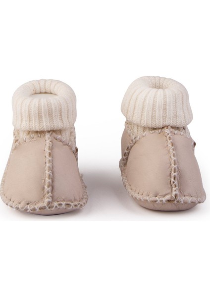 Kürklü Çoraplı Bebek Patiği 141208