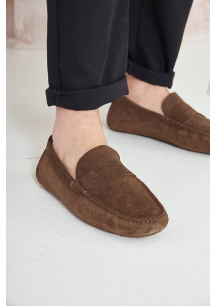 Hakiki Süet Erkek Loafer Ayakkabı 500901