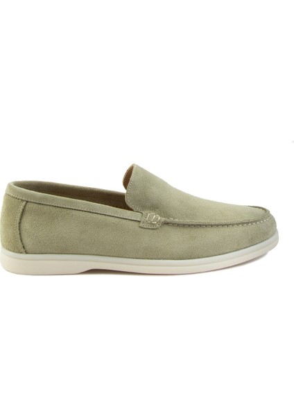Hakiki Süet Erkek Düz Loafer 500911