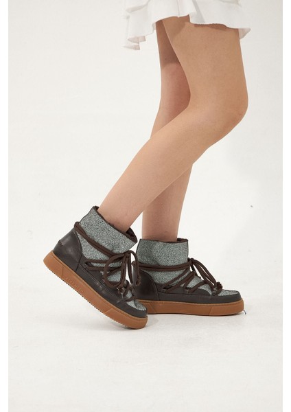 Hakiki Kürklü Kadın Sneaker 355074 indirimleri