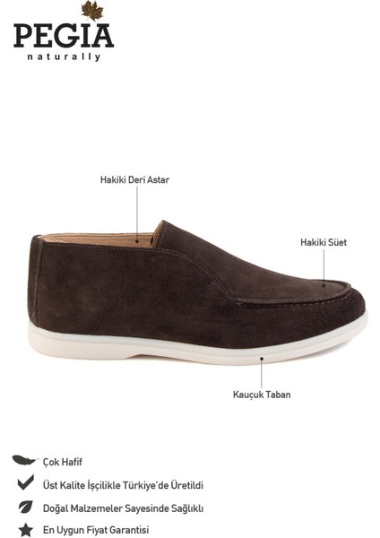 Hakiki Süet Erkek Loafer Bot 500912