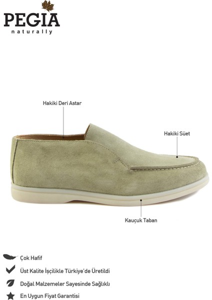Hakiki Süet Erkek Loafer Bot 500912