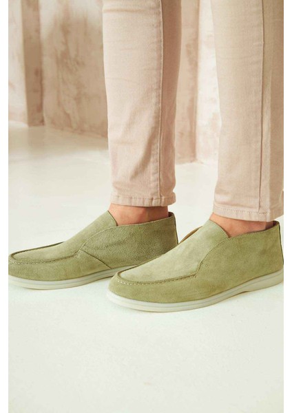 Hakiki Süet Erkek Loafer Bot 500912