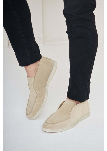 Hakiki Süet Erkek Loafer Bot 500912
