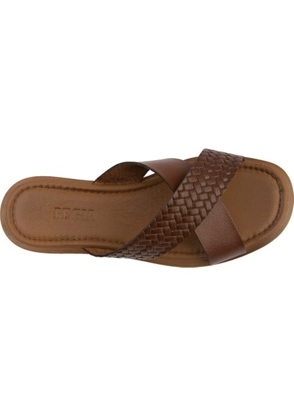 Kadın Bantlı Deri Terlik DG6014 fırsatları