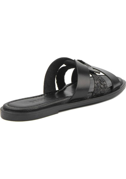 Kadın Örgü Deri Terlik DG6013 indirimleri