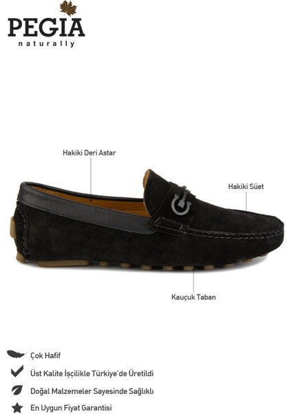 Hakiki Süet Erkek Tokalı Loafer 500909