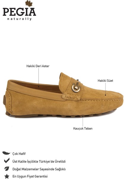 Hakiki Süet Erkek Tokalı Loafer 500909