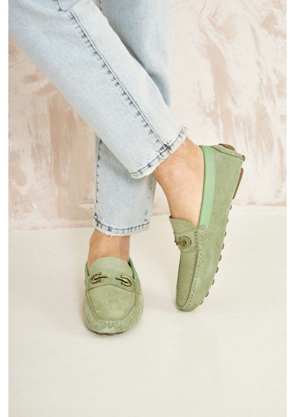 Hakiki Süet Erkek Tokalı Loafer 500909