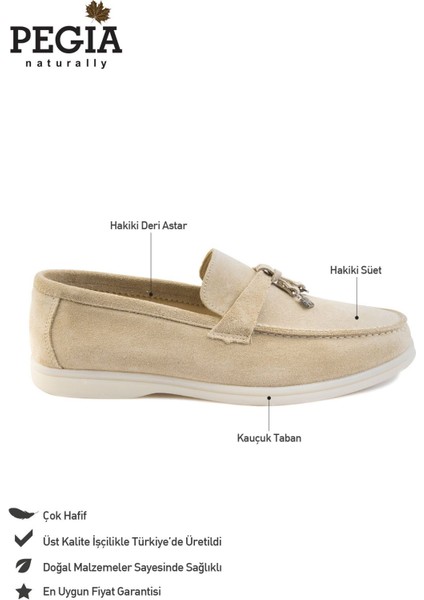 Hakiki Süet Erkek Tokalı Loafer 500910 fiyatları