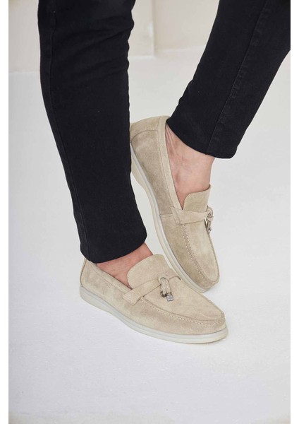 Hakiki Süet Erkek Tokalı Loafer 500910 modelleri