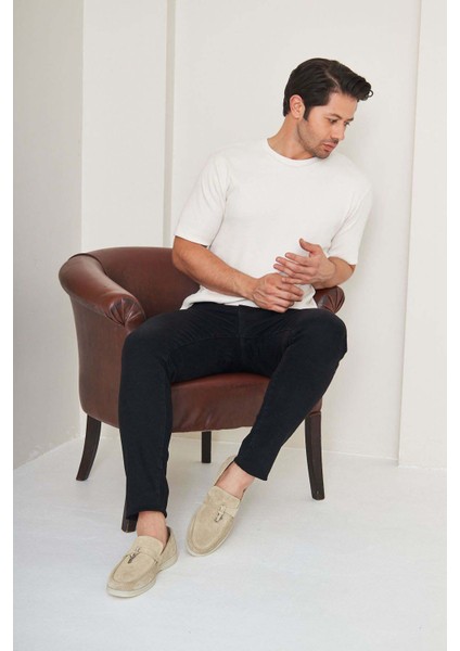 Hakiki Süet Erkek Tokalı Loafer 500910 indirimleri