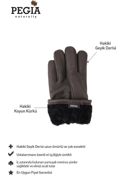 İçi Kürklü Deri Kadın Eldiven 24EL02 fiyatları