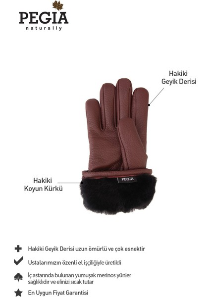 İçi Kürklü Deri Kadın Eldiven 24EL02 fiyatları