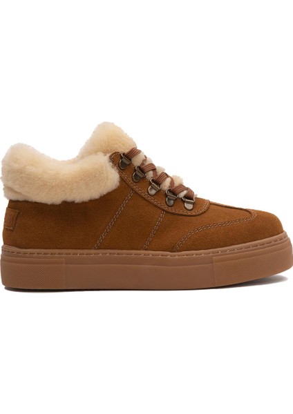 İçi Kürklü Bağcıklı Kadın Sneaker 191350