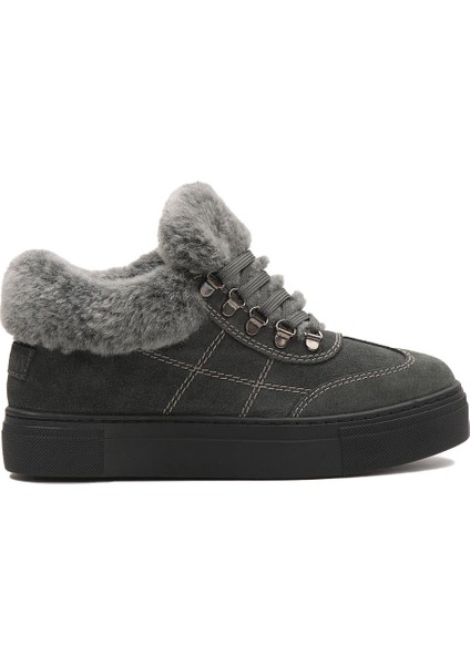 İçi Kürklü Bağcıklı Kadın Sneaker 191350