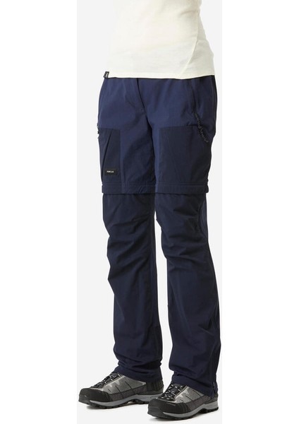 Forclaz Kadın Modüler Outdoor Trekking Pantolonu - Mavi - Mt500