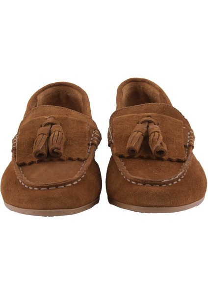 Kadın Süet Loafer Ayakkabı DG6028