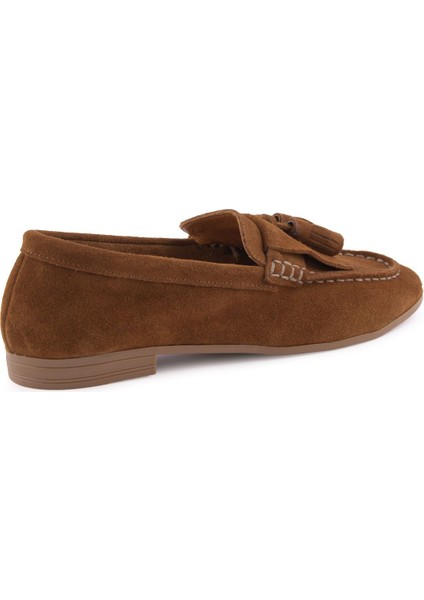 Kadın Süet Loafer Ayakkabı DG6028