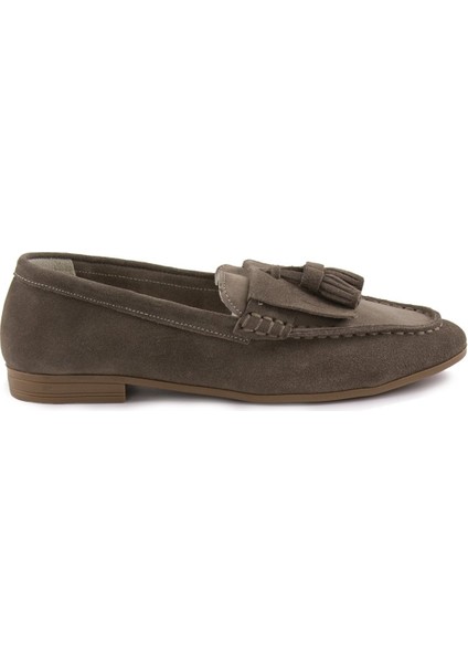 Kadın Süet Loafer Ayakkabı DG6028