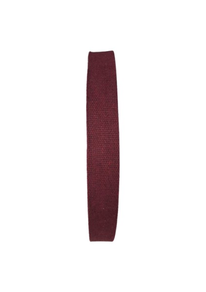 Dar Dokuma Bordo 4 cm x 10 mt Pamuklu Kolon Kayış