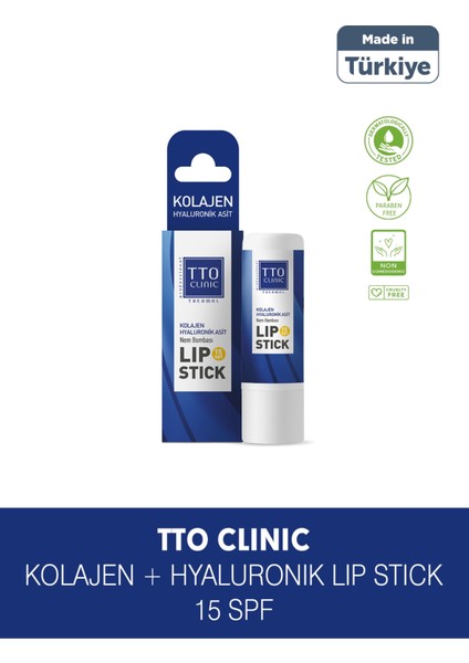 Clınıc Lip Stick - Kolajen & Hyaluronik Asit 15 Spf