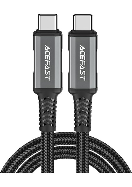 1 M Usb-C - Usb-C Şarj ve Data Kablosu 240W Güç Destekli 40 Gbps Video/Ses İletimi - C1-09 (Acefast Türkiye Garantili)