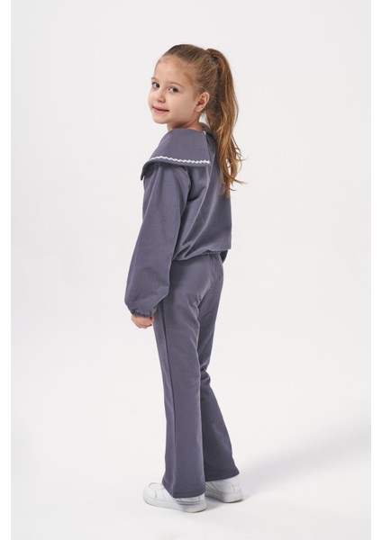 Kız Çocuk Büyük Yakalı Boru Paça Ikili Takım fiyatları