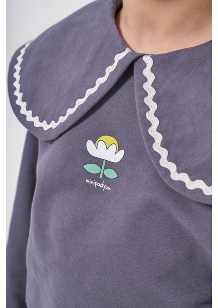 Kız Çocuk Büyük Yakalı Boru Paça Ikili Takım fırsatları