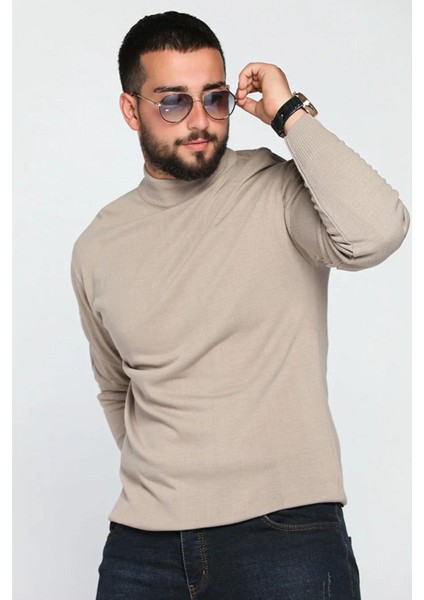 Slim Fit Yarım Balıkçı Yaka Triko Kazak fırsatları