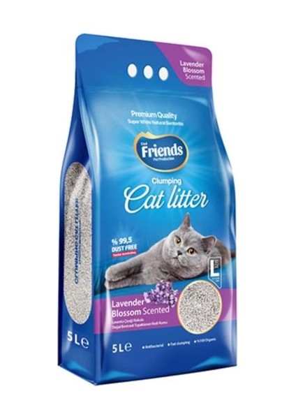 Lavantalı Kedi Kumu 5 Lt