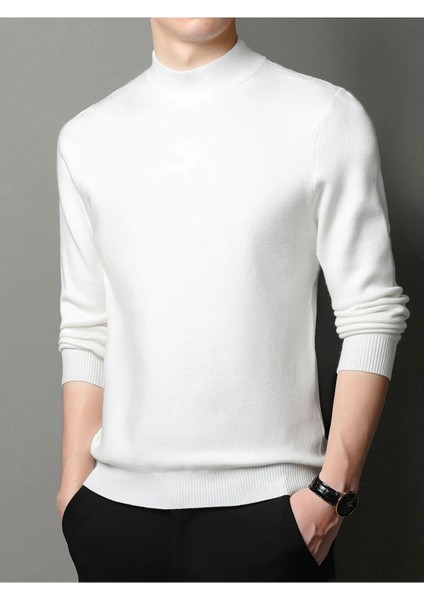 Slim Fit Yarım Balıkçı Yaka Triko Kazak fırsatları