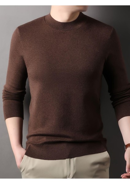 Slim Fit Yarım Balıkçı Yaka Triko Kazak modelleri