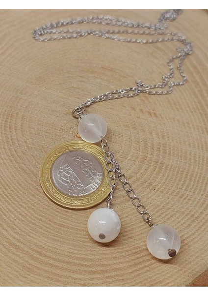 Selenit Taşı Zincirli Kolye (9839) fiyatları