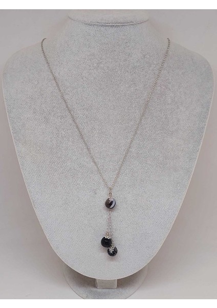 Akik Taşı Zincirli Kolye (22425) modelleri