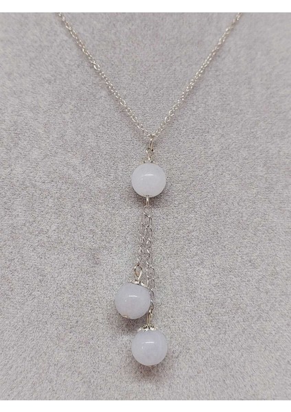 Akuamarin Taşı Zincirli Kolye (8976) indirimleri