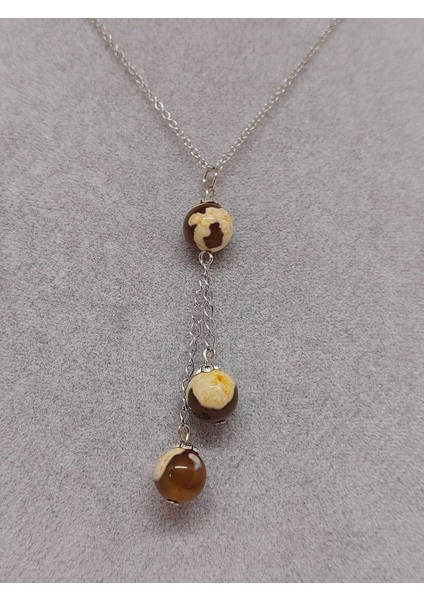 Akik Taşı Zincirli Kolye (22430) indirimleri