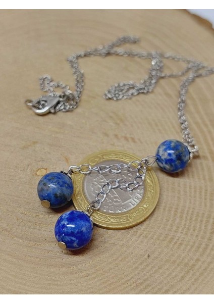 Lapis Taşı Zincirli Kolye (4445) modelleri