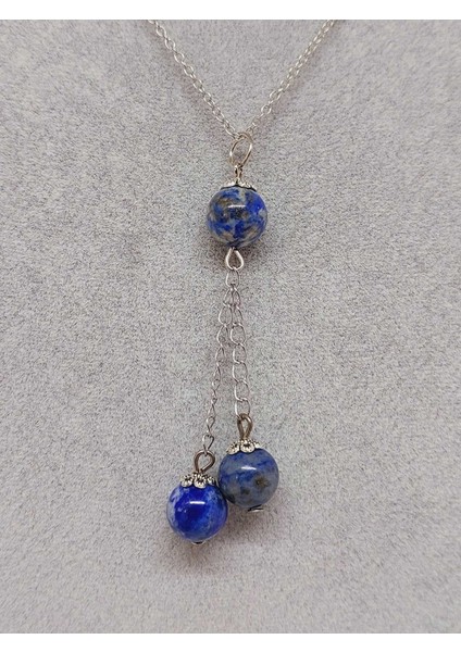Lapis Taşı Zincirli Kolye (4445) indirimleri
