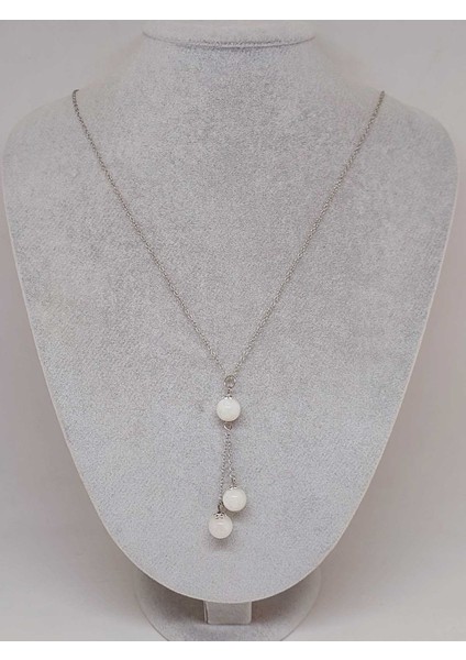 Ay Taşı Zincirli Kolye (9338) fiyatları