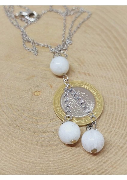 Ay Taşı Zincirli Kolye (9338) modelleri