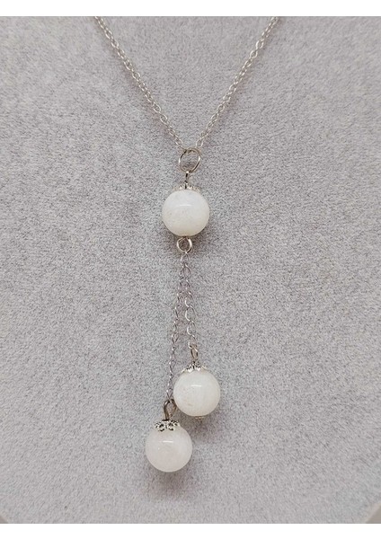 Ay Taşı Zincirli Kolye (9338) indirimleri