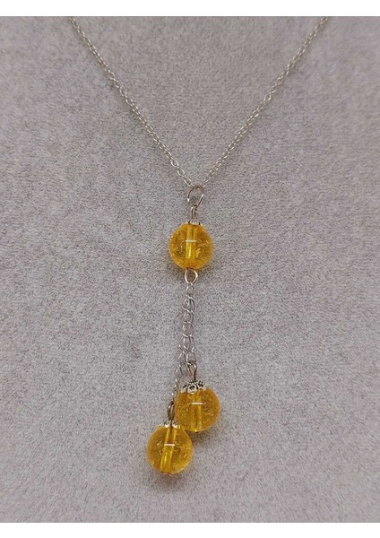 Sitrin Taşı Zincirli Kolye (9396) fırsatları