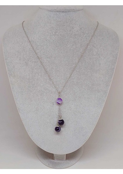 Akik Taşı Zincirli Kolye (23585) fiyatları