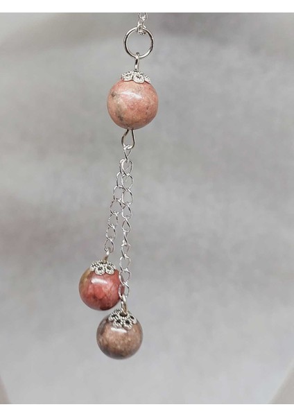 Rodonit Taşı Zincirli Kolye (36030) fırsatları