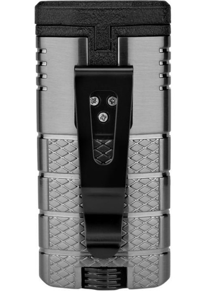 Tactical Triple Lighter Gunmetal Siyah Puro Çakmağı modelleri