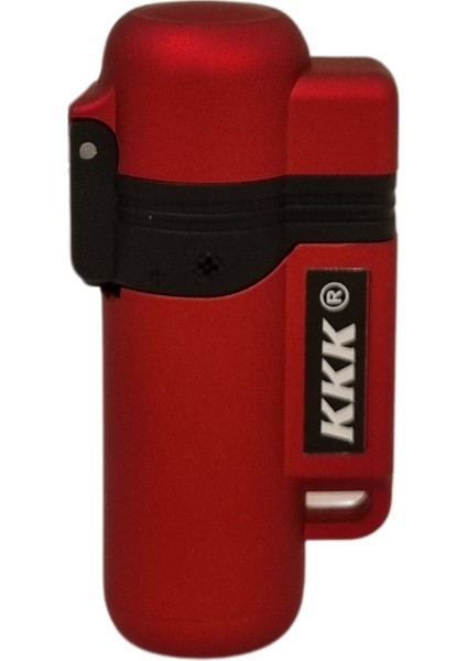 Kırmızı Plastik Tek Torch Pürmüz Puro Çakmağı