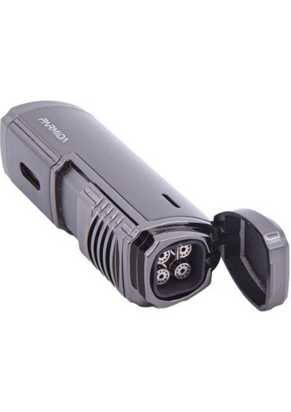 Dört Torch Pürmüz Gunmetal Puro Çakmağı
